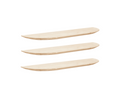 Set of 3 natural fir wood shelves 100x3.2cm - Meublita