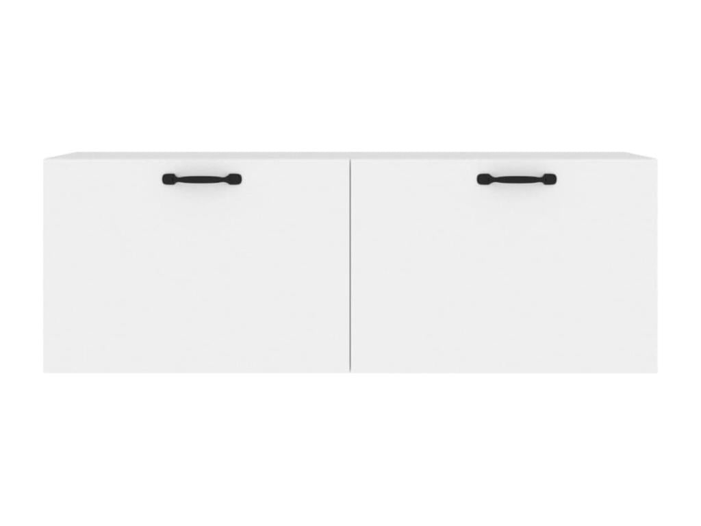 White wall cabinet 100x36.5x35 cm Engineered wood