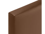 Meublita Faux Leather Headboard with Buttons 160x50cm for 150/160cm Beds - Clay