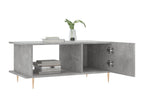 Concrete grey coffee table 90x50x40 cm engineered wood