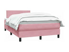 Meublita bed base with pink velvet mattress 120x220 cm