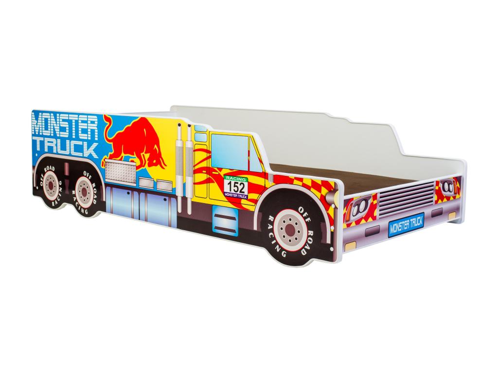 Meublita KSB015 Children's Bed 74x146x38 Yellow