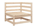 6-piece garden furniture set made of solid pine wood
