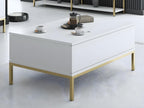 Meublita coffee table in chipboard and metal