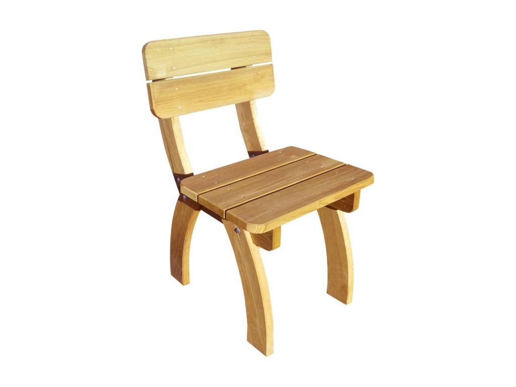 2-piece garden chairs, impregnated pine wood
