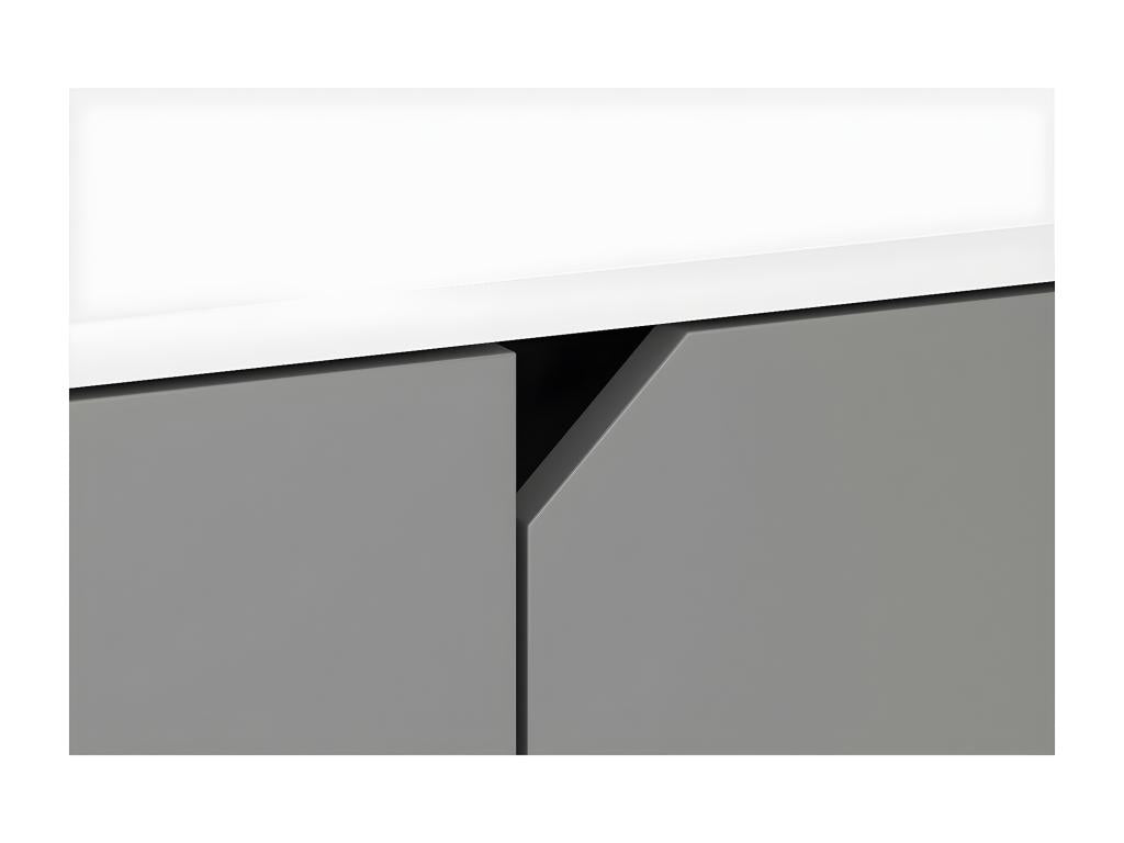 Coffee table with 1 drawer and 1 shelf, 110 cm wide - Meublita