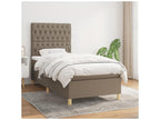 Meublita bed base with Meublita 90x190 mattress, fabric
