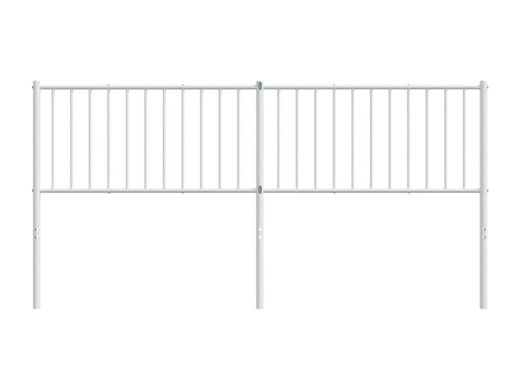 White metal headboard 180cm
