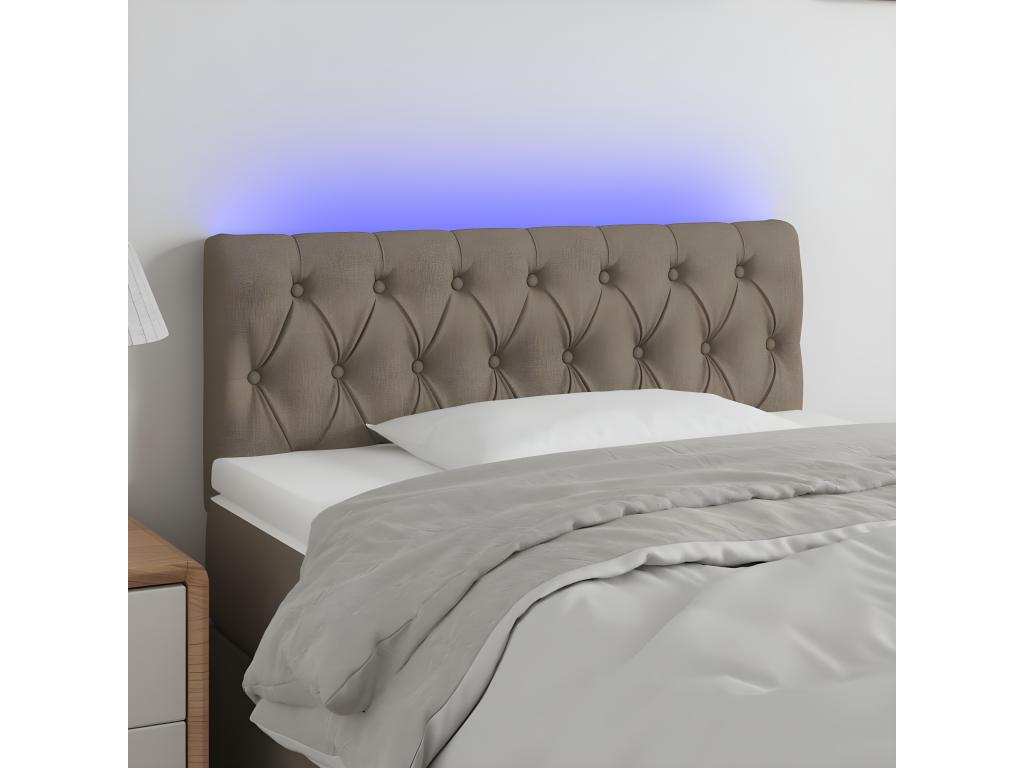 Meublita LED Headboard 100x7x78/88 cm Fabric