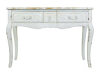 White lacquered wood console table, 115x50x80h