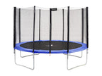 Round blue trampoline 430cm with safety net