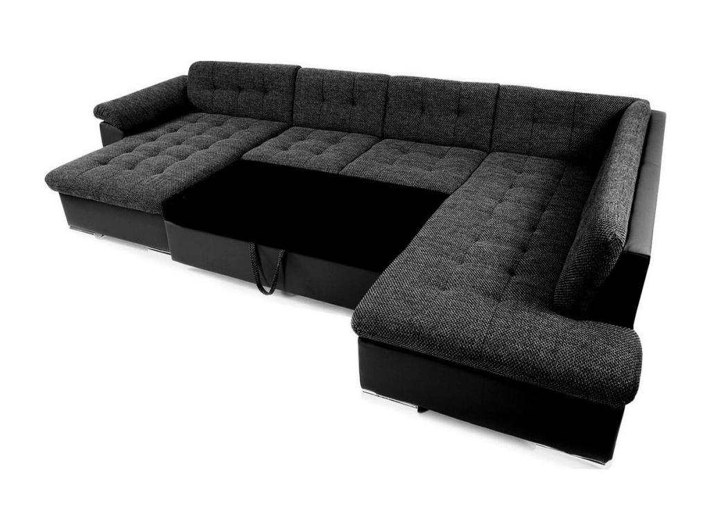 Meublita 180 Corner Sofa, Green, with Sleeping Function, 348x205x76cm