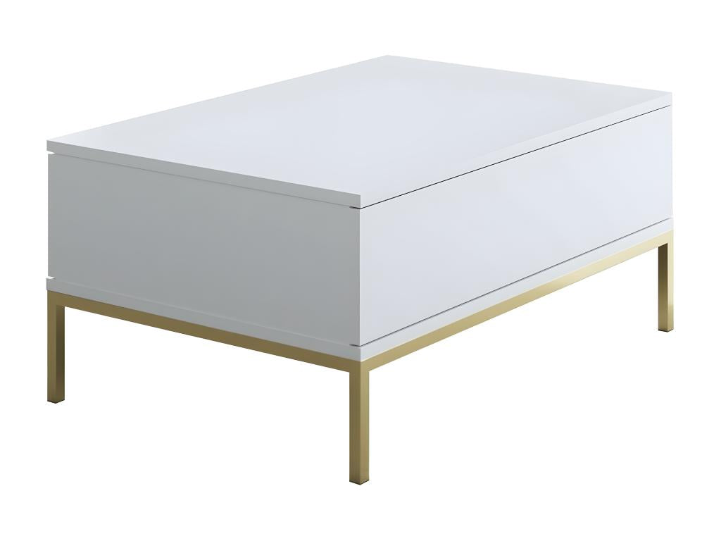 Meublita coffee table in chipboard and metal