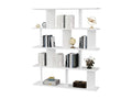 Modern Meublita 5-shelf bookcase, stylish and durable, white