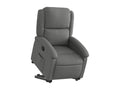 Dark Grey Fabric Reclining Armchair