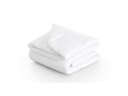 Polyester duvet with a down-like effect, 300 g/m², 155x220 cm, white