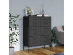 Anthracite drawer unit 80x35x101.5 cm Steel