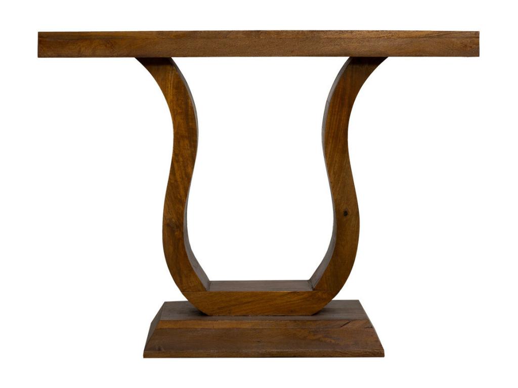 Hand-finished brown hall 102x30x76