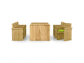 7-piece garden dining set with cushions, impregnated pine