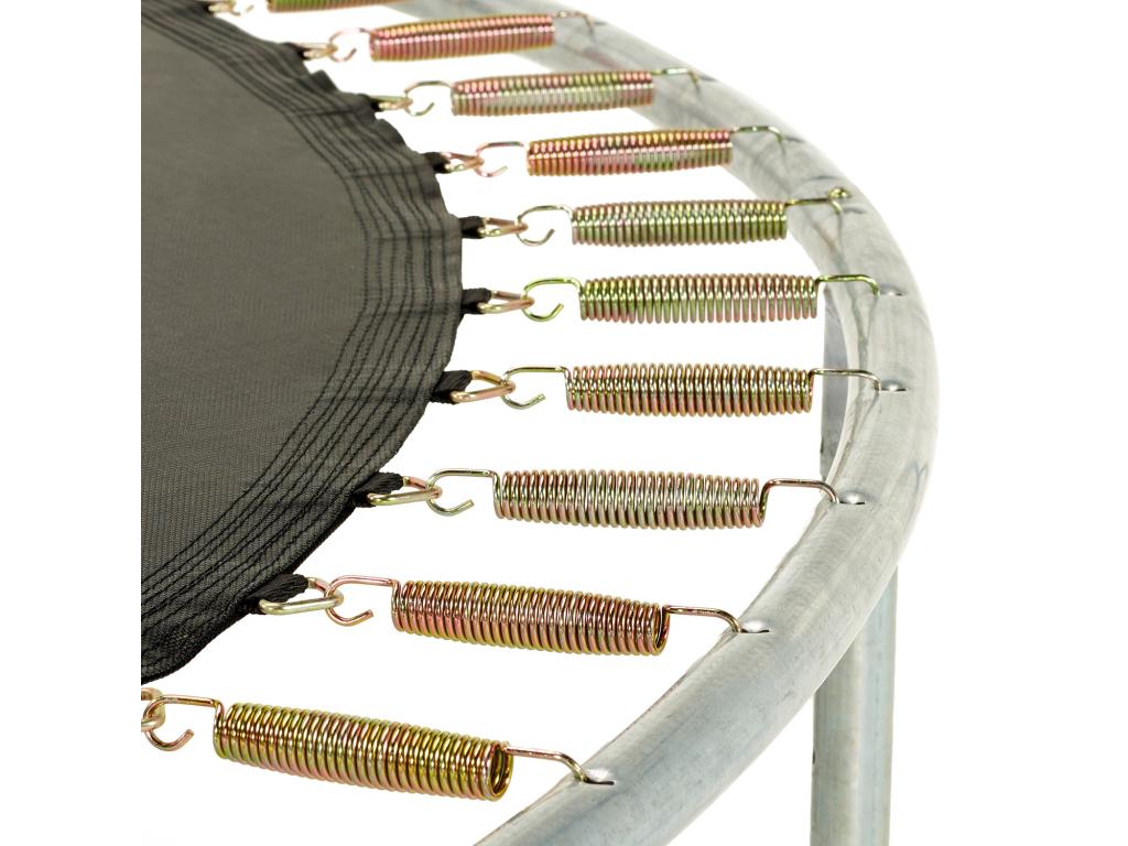 Round blue trampoline 430cm with safety net