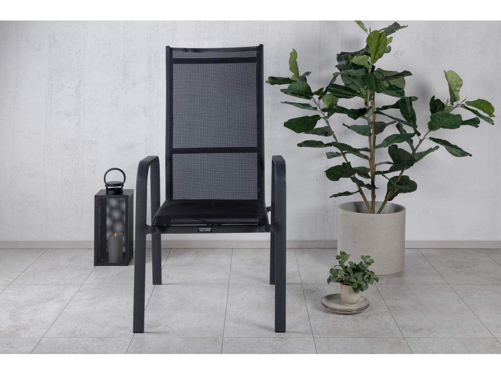 Meublita Stackable garden chair, black.