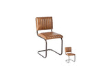 Vertchez Cognac Leather Chairs - Vertchez