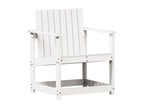 White garden chair, 62x56x77 cm, solid pine wood
