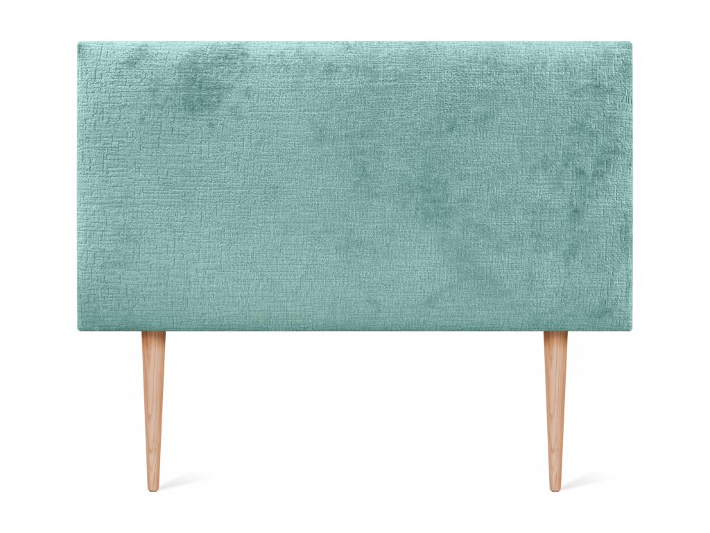 Meublita Natural Wool Headboard 95x105cm with 90cm Bed Legs - Green Meublita
