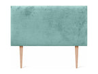 Meublita Natural Wool Headboard 95x105cm with 90cm Bed Legs - Green Meublita
