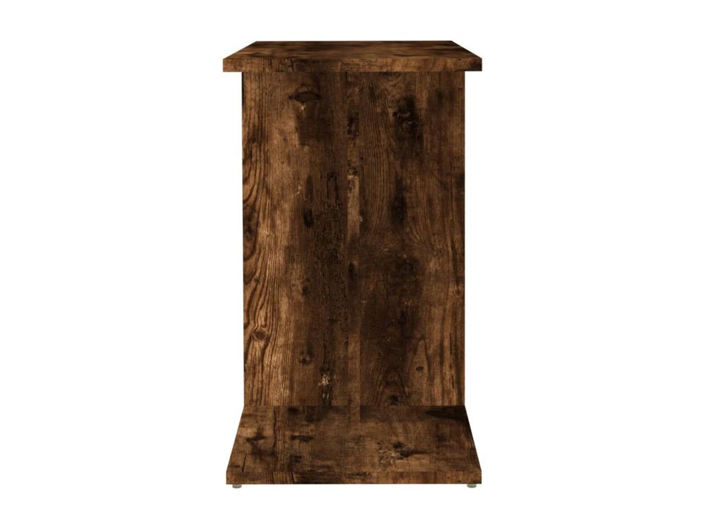Smoked oak side table 50x30x50 cm Engineered wood