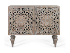 Handcrafted sideboard made from solid mango wood