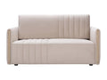 Meublita 2-seater velvet sofa - Beige
