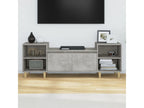 TV stand, concrete grey, 160x35x55 cm, engineered wood