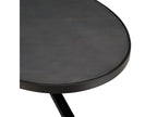Vertchez - Dining table 220x110cm with black stone-effect top