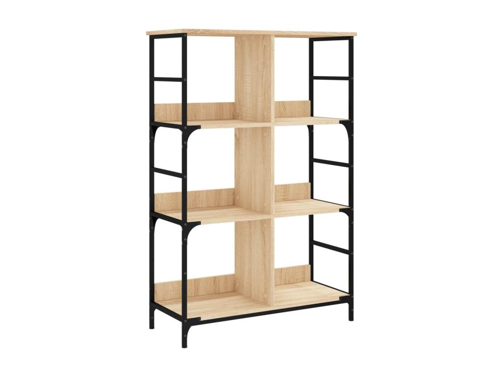 Meublita oak bookcase, 78.5x33x117.5 cm, engineered wood