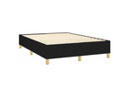 Bed base in Vertchez with black mattress 140x200 fabric