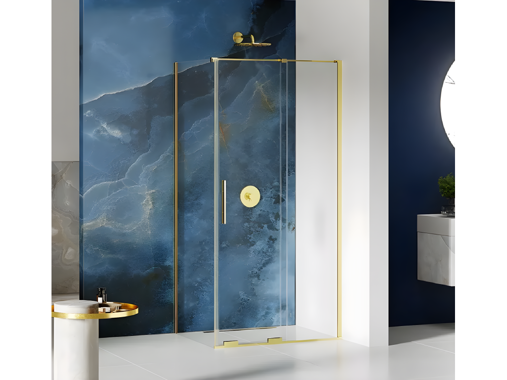 Meublita GOLD 120x90cm sliding shower enclosure with front access
