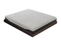 Pocket spring mattress with memory foam, 25 cm high, 13 comfort zones, 70x190 cm