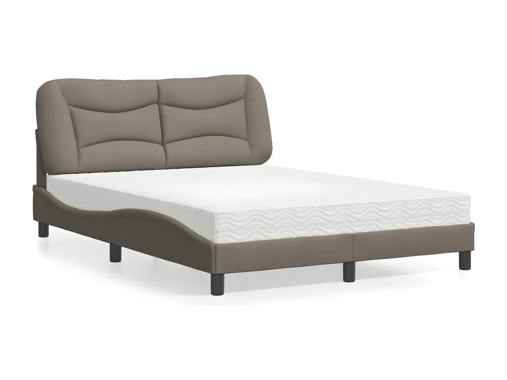 Bed with Meublita 120x200 fabric mattress