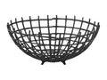 Meublita 38cm Black Metal Decorative Bowl