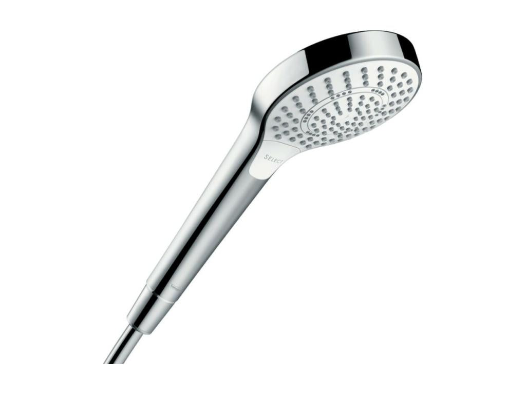 Meublita Select S 130 EcoSmart 3-Jet Shower Head, 9 l/min, White/Chrome