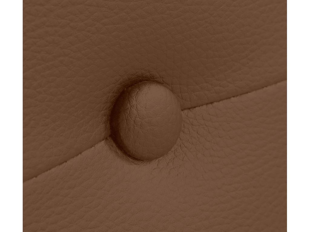 Meublita Faux Leather Headboard with Buttons 160x50cm for 150/160cm Beds - Clay