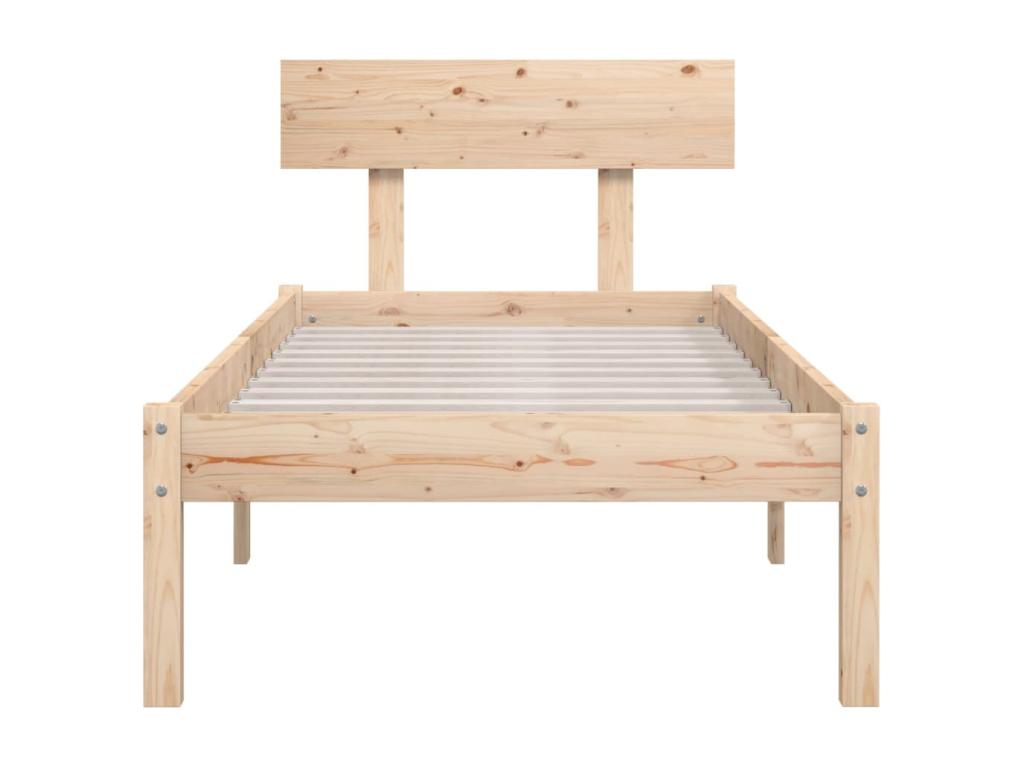 Solid pine wood bed 90x200 13