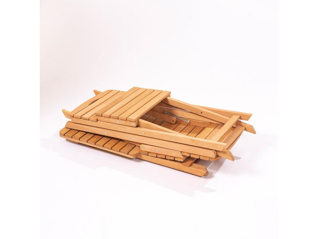 Garden table and 2 chairs set 50x72x50