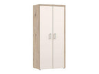 Meublita 111 Wardrobe, Saint Marin Oak - Cream, 203x90x55cm, Number of shelves: 1