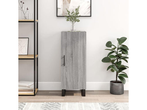 Meublita grey sideboard 34.5x34x90 cm Engineered wood