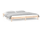 150x200 cm Extra Large Solid Wood LED Bed Frame