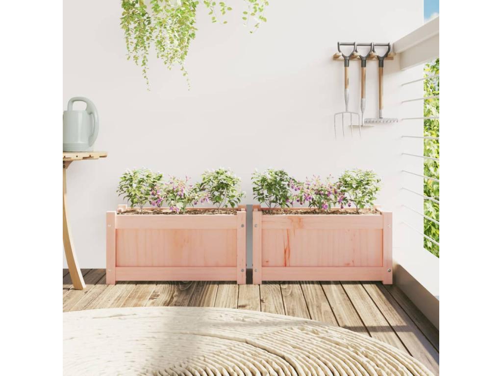 2-piece solid wood planters from Vertchez