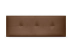 Meublita Faux Leather Headboard with Buttons 160x50cm for 150/160cm Beds - Clay