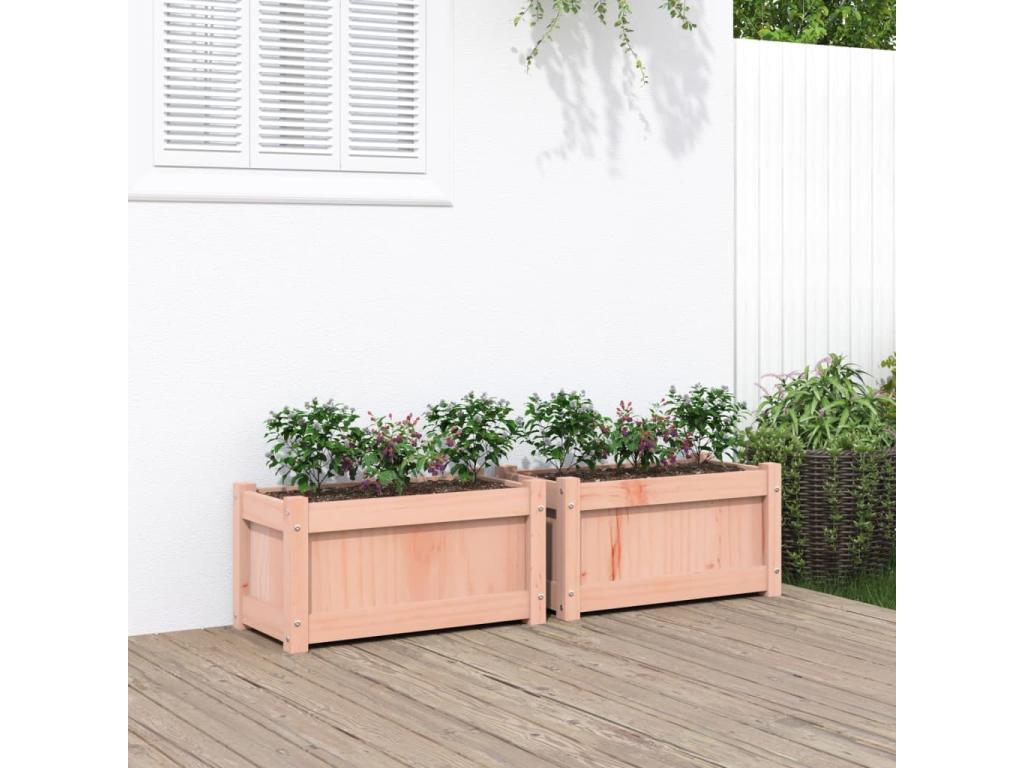 2-piece solid wood planters from Vertchez